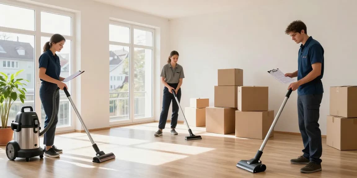 Umzugsreinigung Solothurn by professional cleaners ensuring a spotless apartment for new inhabitants.