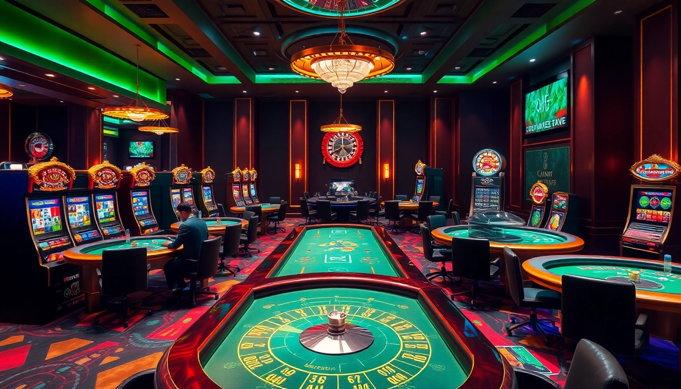 Players enjoying thrilling games at the best crypto casinos with vibrant action and luxury.