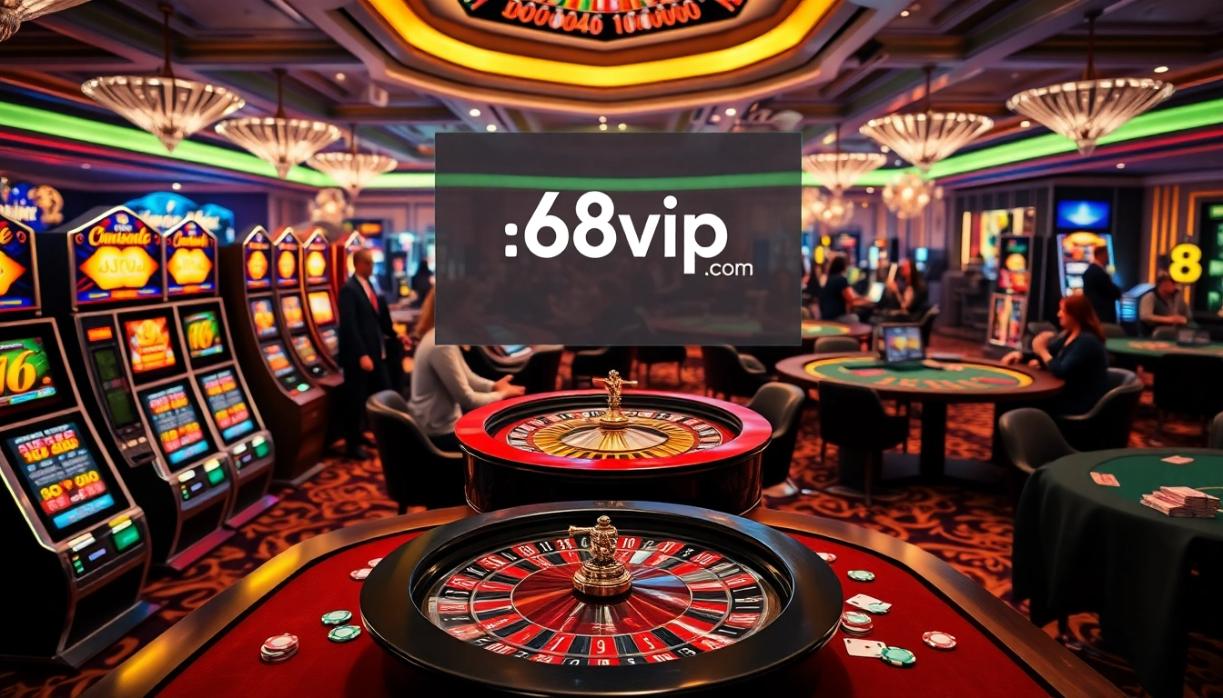 Experience live gambling excitement at https://68vip.co/ with vibrant casino tables and thrilling gameplay.