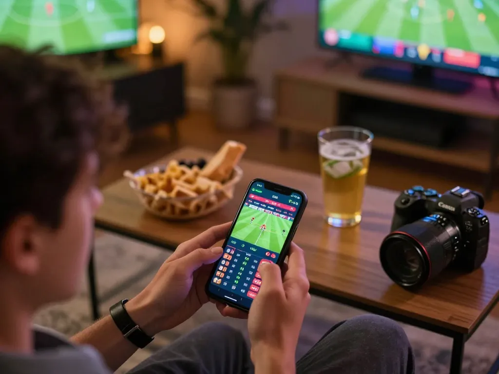 Placing live bets on mb668, immersive smartphone betting experience during a football match