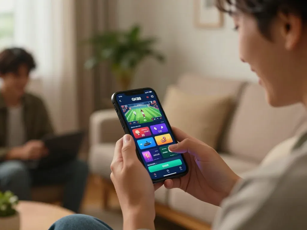 Engaging with GK88 app for vibrant mobile sports betting experience at home
